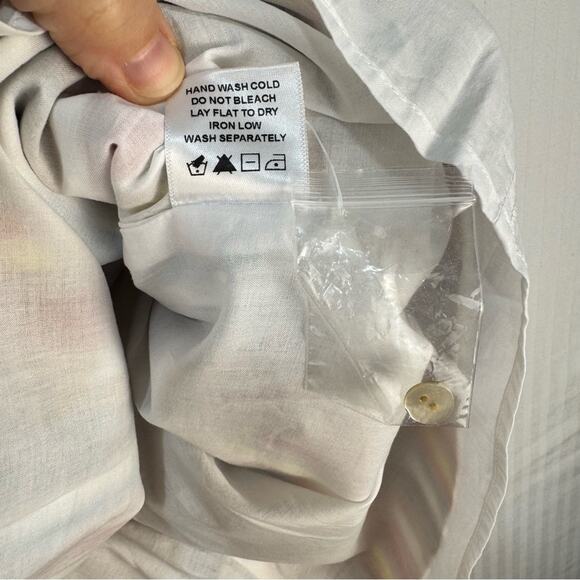 Shaycation x Revolve Elsie Mini Dress Rainbow Striped Button-Down Size X-Large - Picture 3 of 6